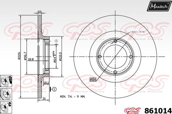 Maxtech 871041 - Discofreno autozon.pro