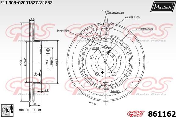 Maxtech 72948054 - Pistone, Pinza freno autozon.pro