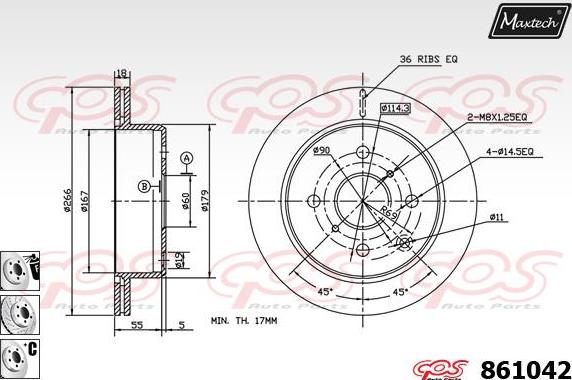 Maxtech 873562 - Discofreno autozon.pro