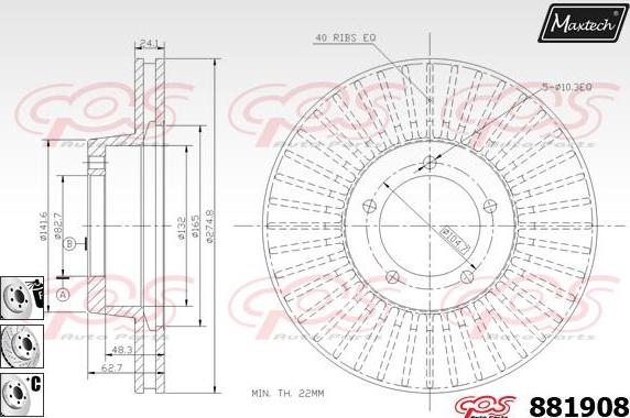 Maxtech 72948028 - Pistone, Pinza freno autozon.pro