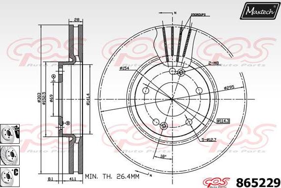 Maxtech 871074 - Discofreno autozon.pro