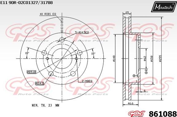 Maxtech 72943011 - Pistone, Pinza freno autozon.pro