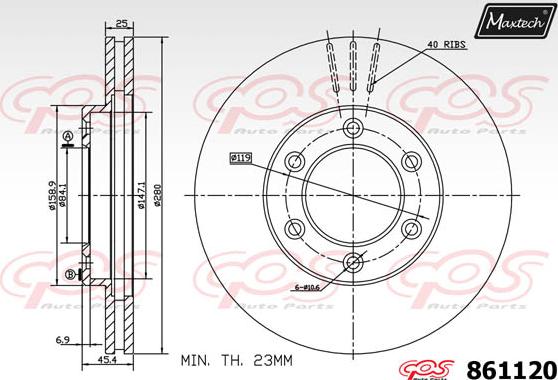 Maxtech 72943018 - Pistone, Pinza freno autozon.pro