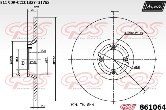 Maxtech 72942003 - Pistone, Pinza freno autozon.pro