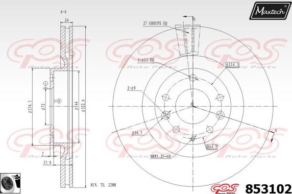 Maxtech 72942039 - Pistone, Pinza freno autozon.pro