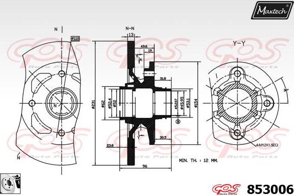 Maxtech 72942030 - Pistone, Pinza freno autozon.pro