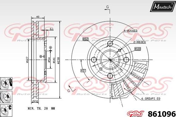 Maxtech 72942021 - Pistone, Pinza freno autozon.pro