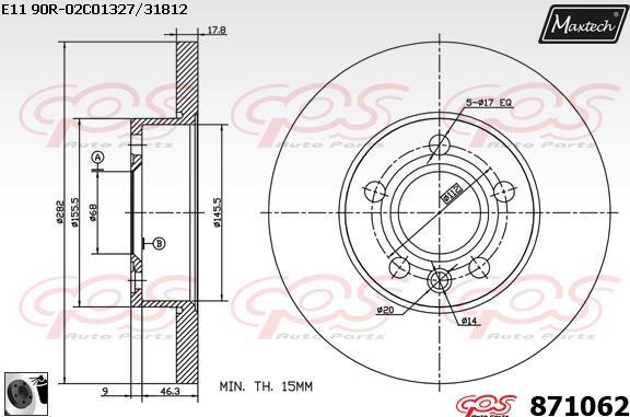 Maxtech 72957004 - Pistone, Pinza freno autozon.pro