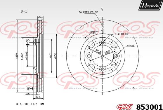 Maxtech 72957015 - Pistone, Pinza freno autozon.pro