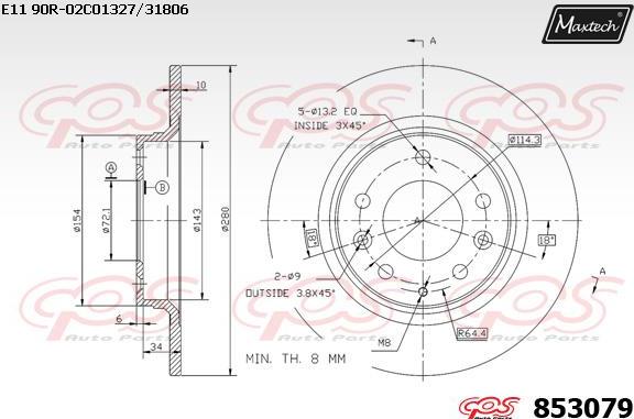 Maxtech 72957037 - Pistone, Pinza freno autozon.pro