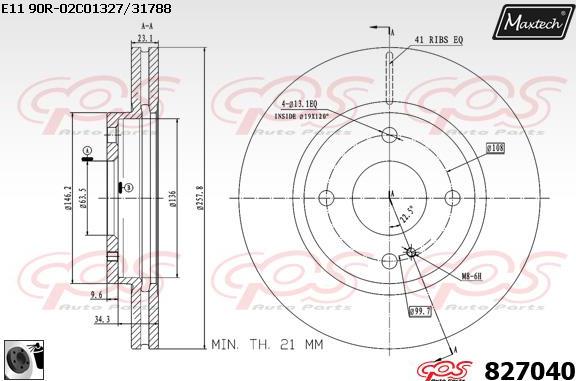 Maxtech 72960009 - Pistone, Pinza freno autozon.pro