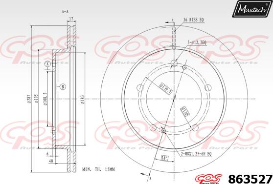 Maxtech 72960022 - Pistone, Pinza freno autozon.pro