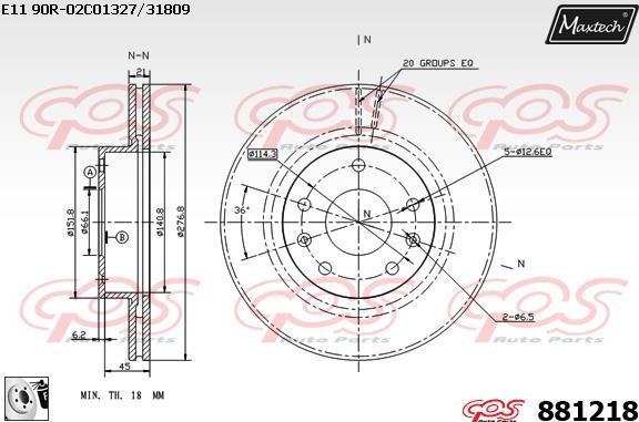 Maxtech 72961002 - Pistone, Pinza freno autozon.pro