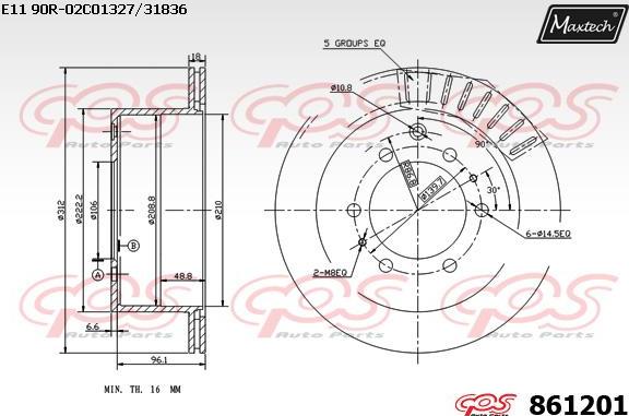 Maxtech 72934005 - Pistone, Pinza freno autozon.pro