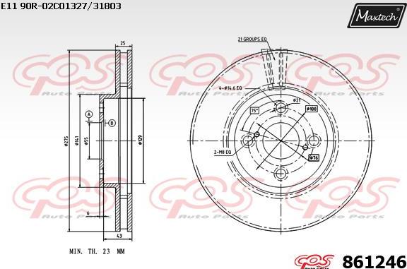 Maxtech 72934016 - Pistone, Pinza freno autozon.pro