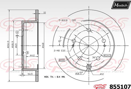 Maxtech 72935003 - Pistone, Pinza freno autozon.pro