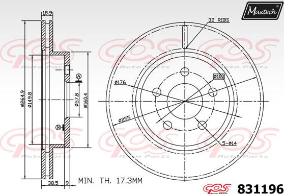 Maxtech 72938053 - Pistone, Pinza freno autozon.pro