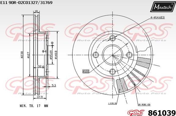 Maxtech 72938005 - Pistone, Pinza freno autozon.pro