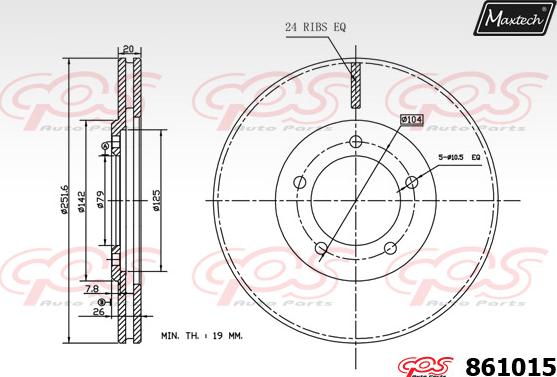 Maxtech 72938014 - Pistone, Pinza freno autozon.pro