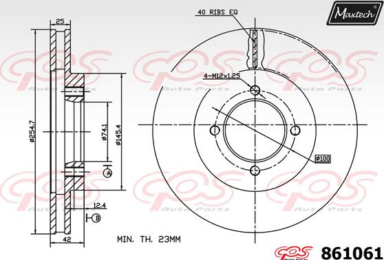 Maxtech 72938029 - Pistone, Pinza freno autozon.pro