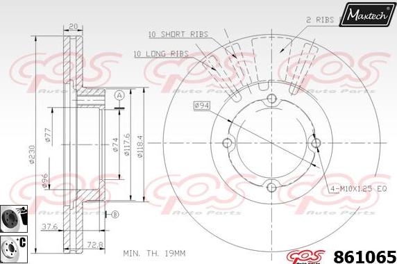 Maxtech 72938022 - Pistone, Pinza freno autozon.pro