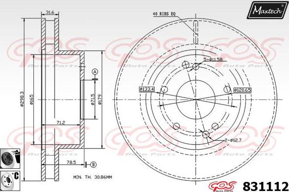 Maxtech 72718004 - Regolatore, Pinza freno stazionamento autozon.pro