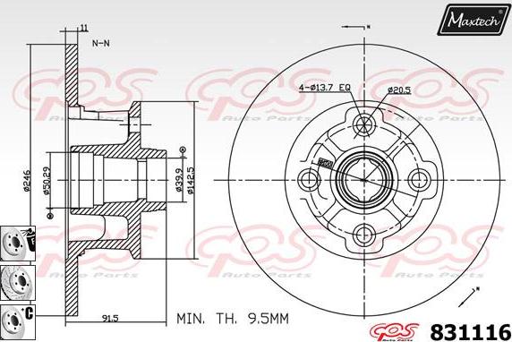 Maxtech 72718002 - Regolatore, Pinza freno stazionamento autozon.pro