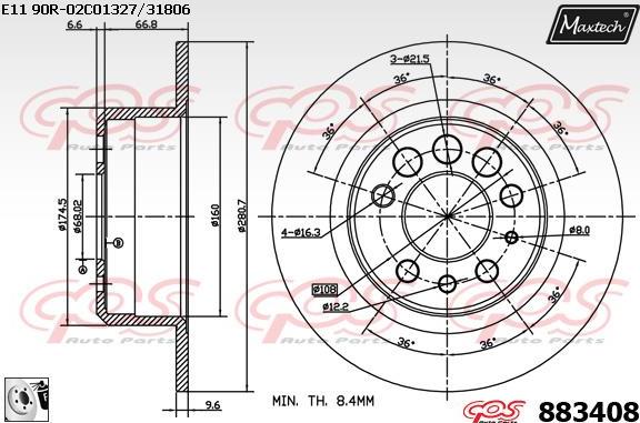 Maxtech 72718039 - Regolatore, Pinza freno stazionamento autozon.pro