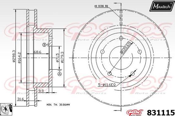 Maxtech 72718024 - Regolatore, Pinza freno stazionamento autozon.pro