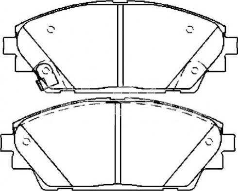 MAZDA BHY13328ZA - Kit pastiglie freno, Freno a disco autozon.pro