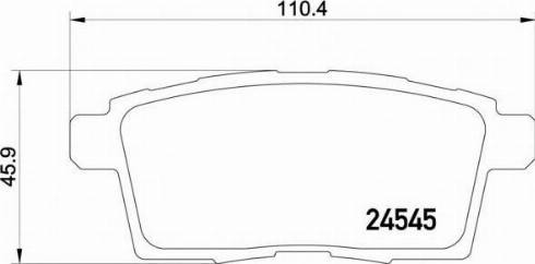 MAZDA EHY42648Z - Kit pastiglie freno, Freno a disco autozon.pro