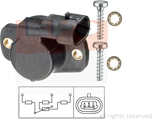 MDR EPS-1995 096 - Sensore, Regolazione valvola farfalla autozon.pro