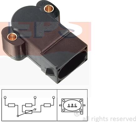 MDR EPS-1995 064 - Sensore, Regolazione valvola farfalla autozon.pro