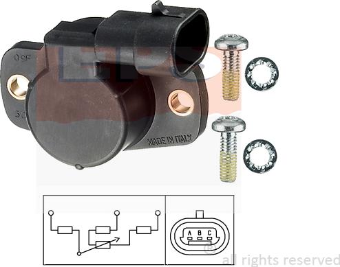 MDR EPS-1995 001 - Sensore, Regolazione valvola farfalla autozon.pro