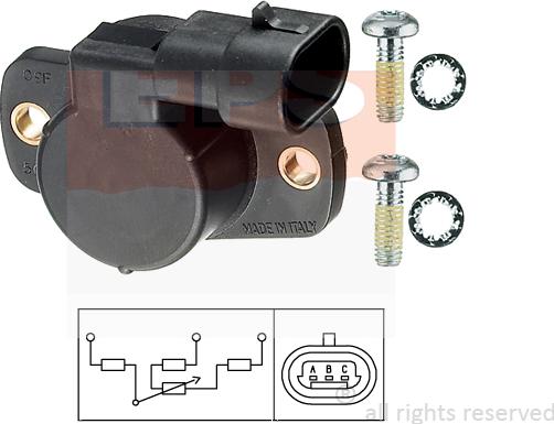 MDR EPS-1995 083 - Sensore, Regolazione valvola farfalla autozon.pro