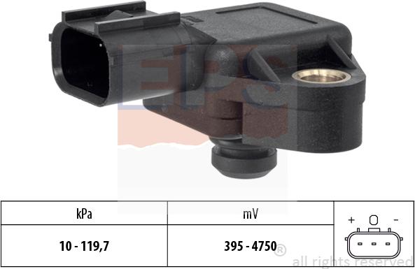 MDR EPS-1993 383 - Sensore pressione aria, Aggiustaggio altimetrico autozon.pro