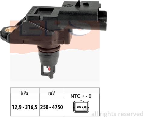 MDR EPS-1993 261 - Sensore, Pressione gas scarico autozon.pro