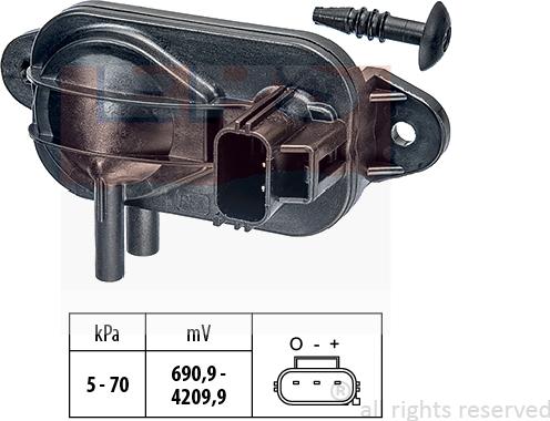 MDR EPS-1993 268 - Sensore, Pressione gas scarico autozon.pro