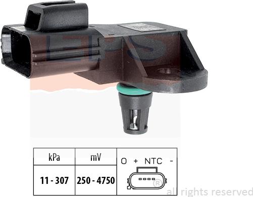 MDR EPS-1993 205 - Sensore, Pressione gas scarico autozon.pro