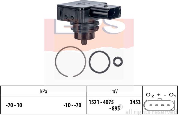 MDR EPS-1993 275 - Sensore pressione, Servofreno autozon.pro