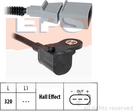 MDR EPS-1953 605 - Sensore, Posizione albero a camme autozon.pro