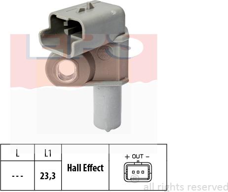 MDR EPS-1953 632 - Sensore, Posizione albero a camme autozon.pro