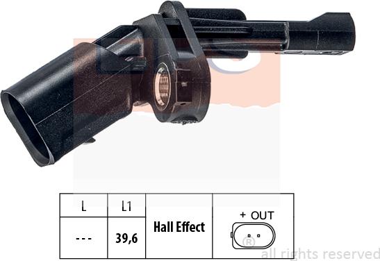 MDR EPS-1960 009 - Sensore, N° giri ruota autozon.pro