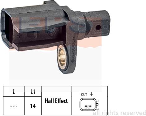 MDR EPS-1960 018 - Sensore, N° giri ruota autozon.pro