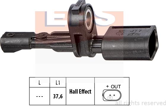 MDR EPS-1960 017 - Sensore, N° giri ruota autozon.pro