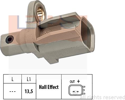 MDR EPS-1960 136 - Sensore, N° giri ruota autozon.pro