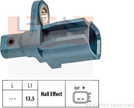 MDR EPS-1960 137 - Sensore, N° giri ruota autozon.pro