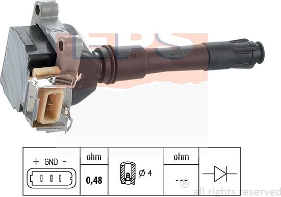 MDR EPS-1970 412 - Bobina d'accensione autozon.pro