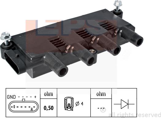 MDR EPS-1970 423 - Bobina d'accensione autozon.pro