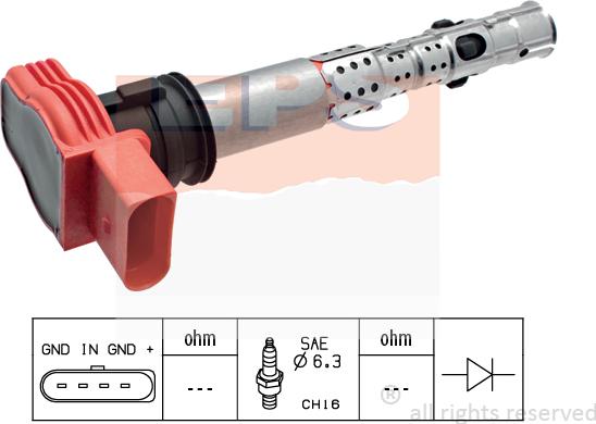 MDR EPS-1970 427 - Bobina d'accensione autozon.pro